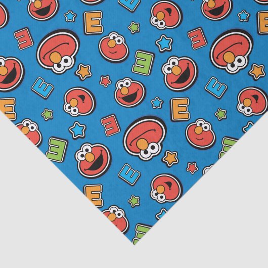 Elmo Sticker Pattern Seidenpapier (Ausschnitt)