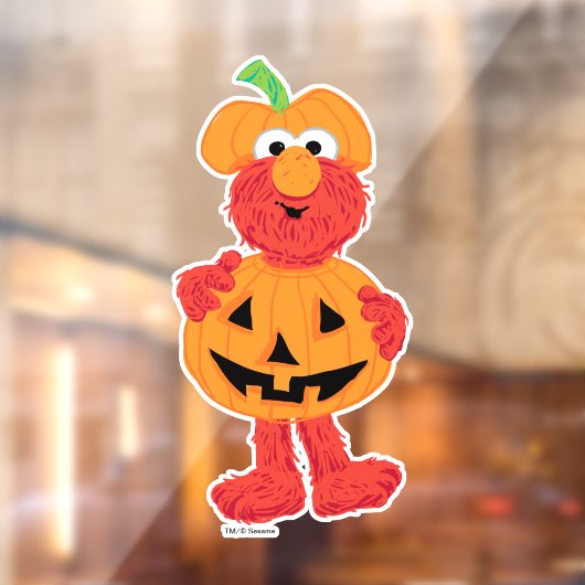 Elmo | Süß wie ein Kürbis Fensteraufkleber (Blatt 2)