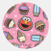 Elmo Sweet Leckerei Sticker Pattern (Vorderseite)