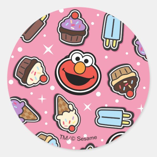 Elmo Sweet Leckerei Sticker Pattern (Vorderseite)
