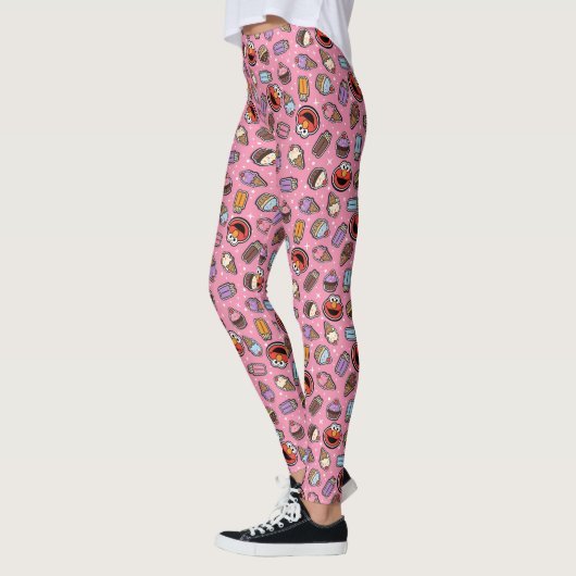 Elmo Sweet Leckerei Sticker Pattern Leggings (Links)