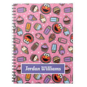 Elmo Sweet Leckerei Sticker Pattern Notizblock