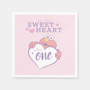 Elmo Sweetheart Geburtstag Serviette