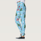 Elmo & Tango Blue Christmas Pattern Leggings (Links)