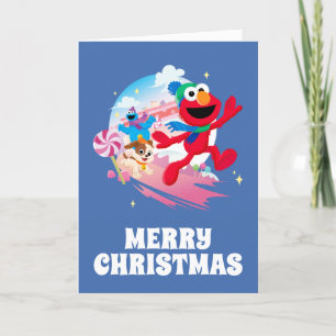 Elmo, Tango & Cookie Monster   Best Christmas Ever Feiertagskarte