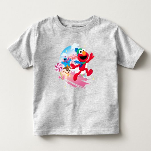 Elmo, Tango & Cookie Monster | Best Christmas Ever Kleinkind T-shirt (Vorderseite)