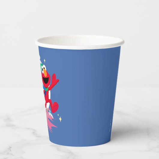 Elmo, Tango & Cookie Monster | Best Christmas Ever Pappbecher (Rückseite)