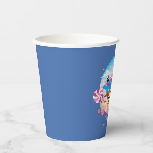 Elmo, Tango & Cookie Monster | Best Christmas Ever Pappbecher (Vorderseite)