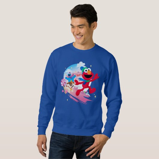 Elmo, Tango & Cookie Monster | Best Christmas Ever Sweatshirt (Vorne ganz)