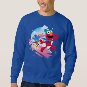 Elmo, Tango & Cookie Monster   Best Christmas Ever Sweatshirt