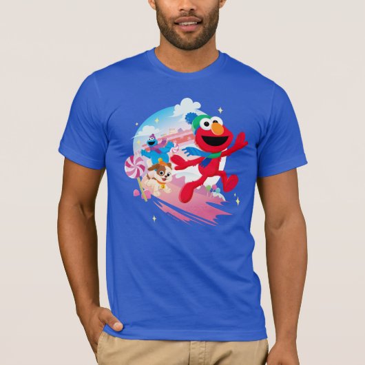 Elmo, Tango & Cookie Monster | Best Christmas Ever T-Shirt (Vorderseite)