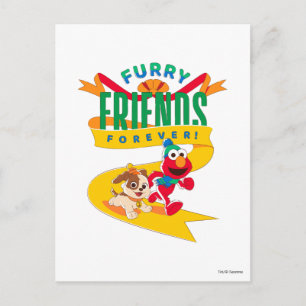 Elmo & Tango Furry Friends Forever Postkarte