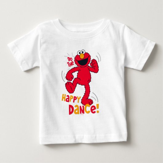 Elmo | Tanzt glücklich Baby T-shirt (Vorderseite)