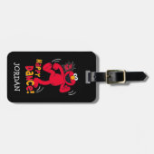 Elmo | Tanzt glücklich Gepäckanhänger (Vorderseite horizontal)