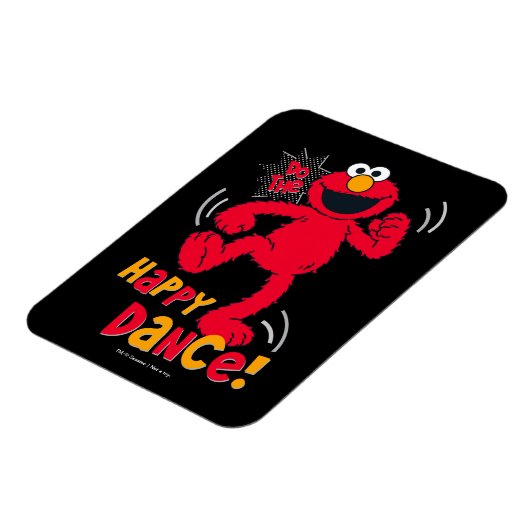 Elmo | Tanzt glücklich Magnet (Linke Seite)
