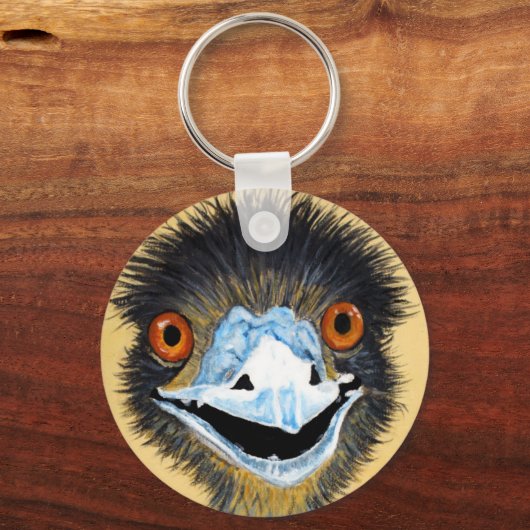 Elmo the Emu Schlüsselanhänger (Vorderseite)