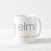 Elmo u. Logo-Tasse | genug gelassen uns Kaffeetasse (VorderseiteRechts)
