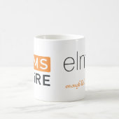 Elmo u. Logo-Tasse | genug gelassen uns Kaffeetasse (Mittel)