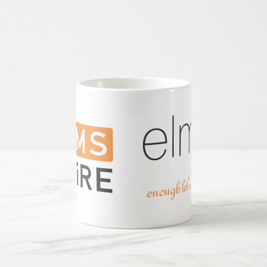 Elmo u. Logo-Tasse | genug gelassen uns Kaffeetasse (Mittel)