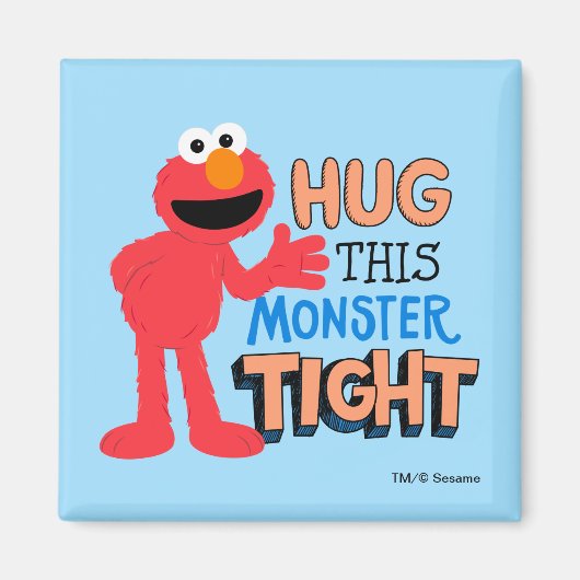 Elmo | Umarme dieses Monster fest Magnet (Vorne)