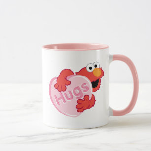 Elmo "Umarmungen" Valentinsherz Süßigkeiten Tasse