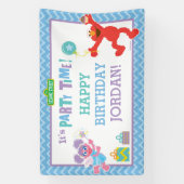 Elmo und Abby Birthday Banner (Vertikal)