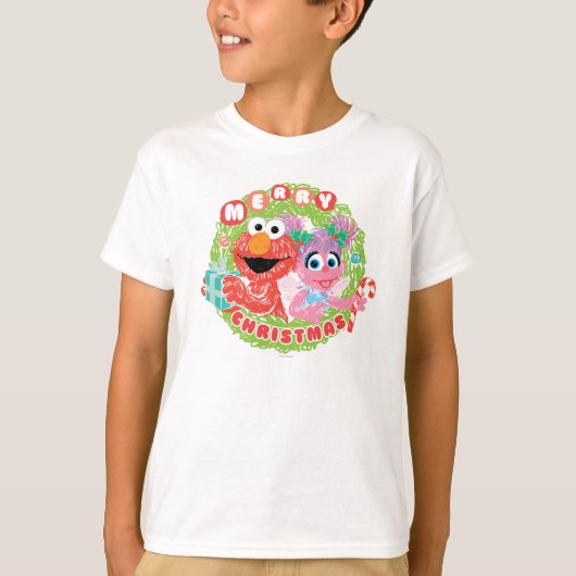 Elmo und Abby Scribble T-Shirt (Vorderseite)