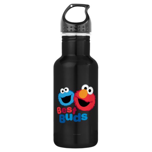 Elmo und Cookie Besties Edelstahlflasche (Vorderseite)