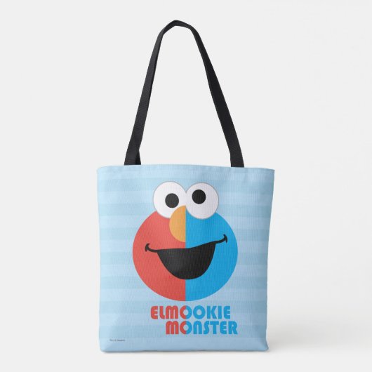 Elmo und Cookie Halbfalle Tasche (Rückseite)