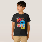 Elmo und Cookie Phantastisch Buds T-Shirt (Vorne ganz)