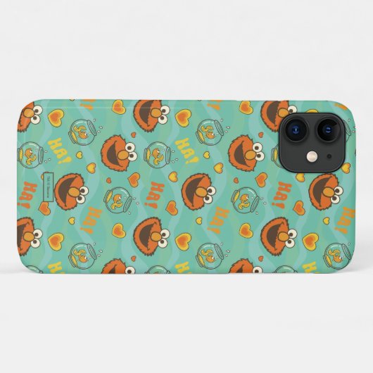 Elmo und Goldfish Muster Case-Mate iPhone Hülle (Rückseite (Horizontal))