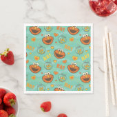 Elmo und Goldfish Muster Serviette (Beispiel)