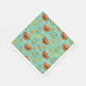 Elmo und Goldfish Muster Serviette (Ecke)