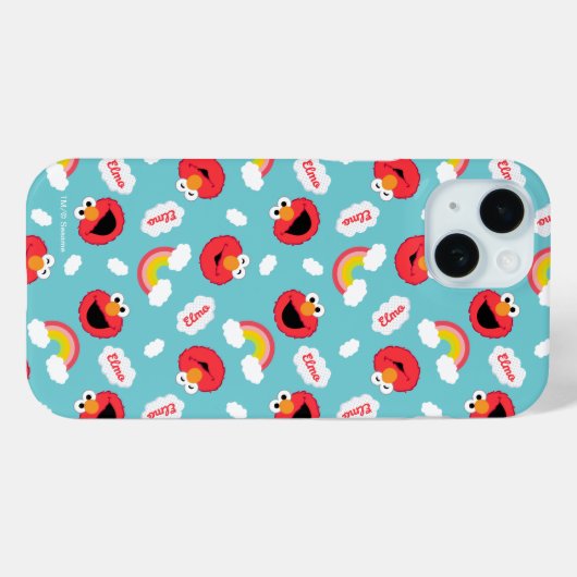 Elmo und Rainbows Pattern Case-Mate iPhone Hülle (Rückseite (Horizontal))