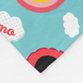 Elmo und Rainbows Pattern Fleecedecke (Ecke)