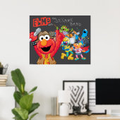 Elmo und Sesamband Poster (Heimbüro)