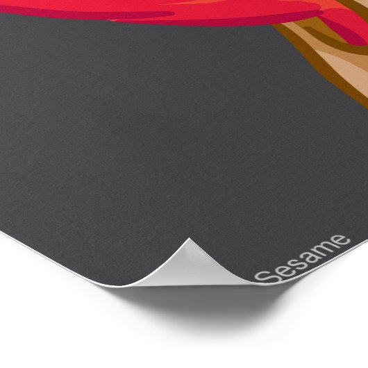 Elmo und Sesamband Poster (Ecke)