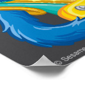 Elmo und Sesamband Rock Poster (Ecke)