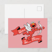Elmo Valentins Cupid Postkarte (Vorne/Hinten)
