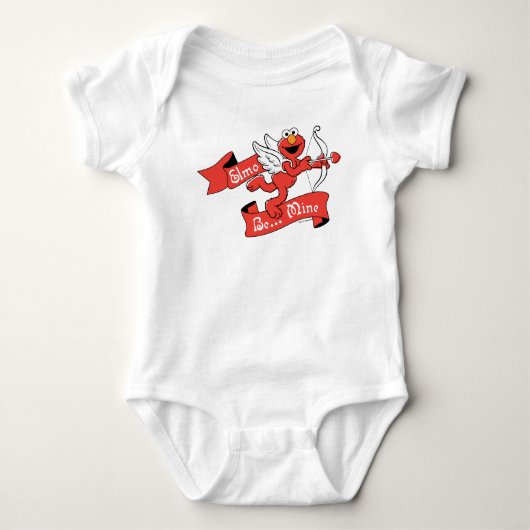 Elmo Valentinus Cupid Baby Strampler (Vorderseite)