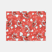 Elmo Valentinus Cupid Fleecedecke (Vorderseite (Horizontal))