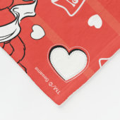 Elmo Valentinus Cupid Fleecedecke (Ecke)