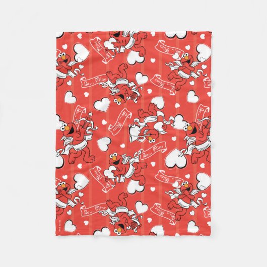 Elmo Valentinus Cupid Fleecedecke (Vorderseite)