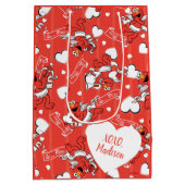 Elmo Valentinus Cupid Mittlere Geschenktüte (Rückseite)