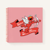Elmo Valentinus Cupid Notizblock (Vorderseite)