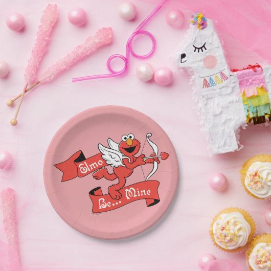 Elmo Valentinus Cupid Pappteller (Party)