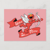 Elmo Valentinus Cupid Postkarte (Vorderseite)