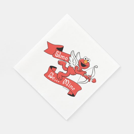 Elmo Valentinus Cupid Serviette (Ecke)