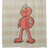 Elmo Vintag Duschvorhang (Vorderseite)
