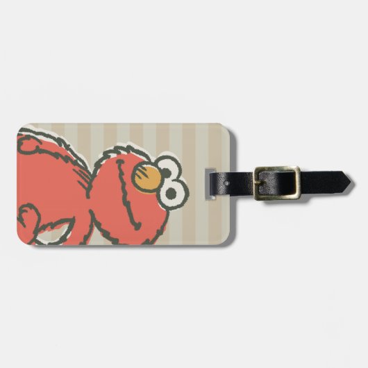 Elmo Vintag Gepäckanhänger (Vorderseite horizontal)